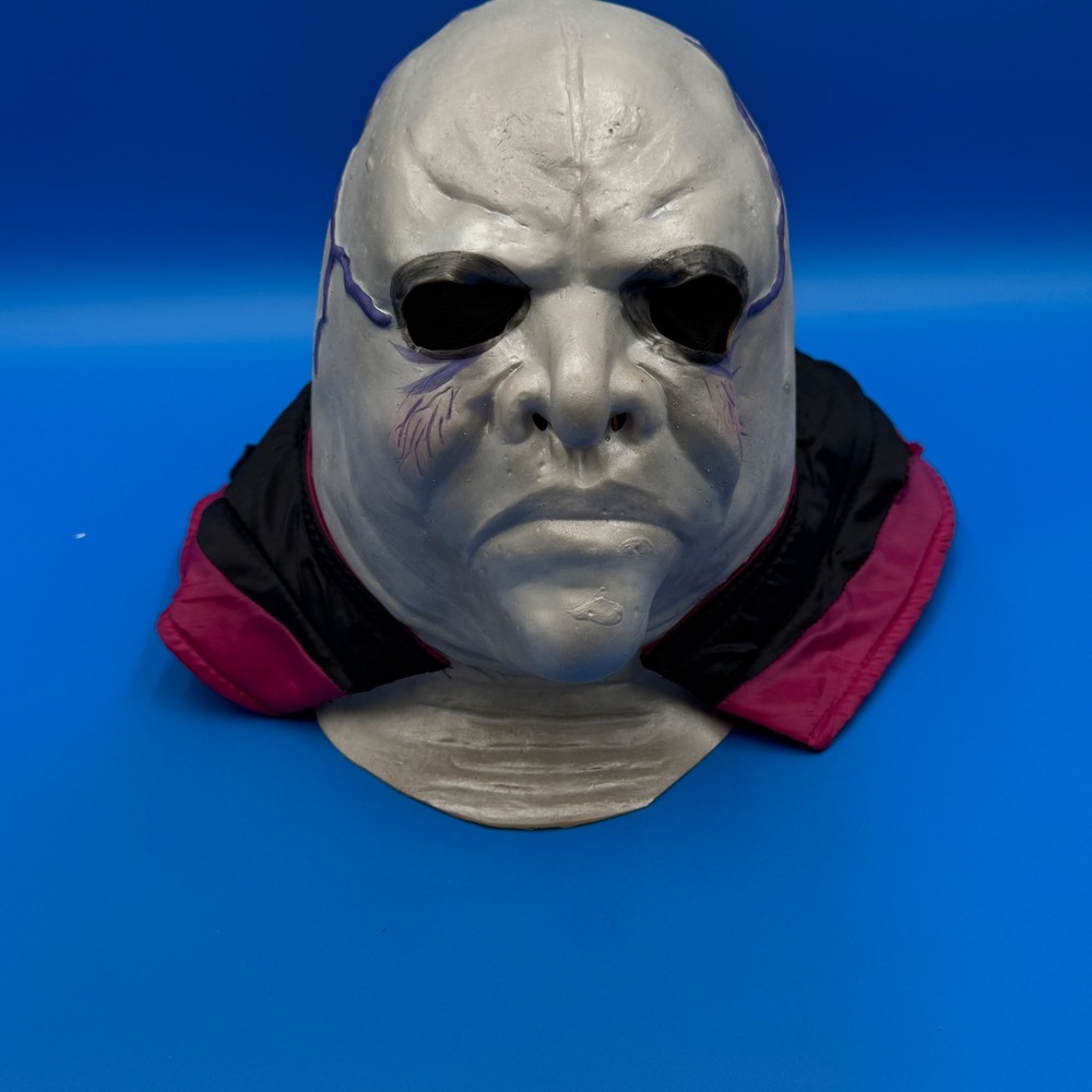 Creepy Horror Mask Scary Face with Padded Collar‎ Costume Prop